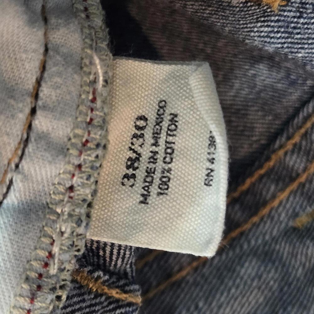 Ralph Lauren Polo Men's Dark Wash Denim Jeans 38x30 Hampton Straight 100% Cotton - Picture 6 of 11